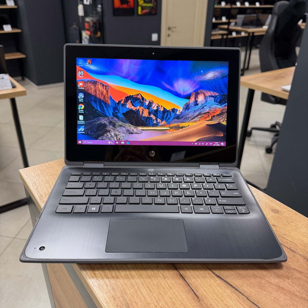 Сенсорний ультрабук HP ProBook x360 11 G6 EE/ 11.6" HD/ Intel Core i5 10210Y (4 ядра/ 8 потоків)/ Intel UHD/ 8 GB/ 256 GB NVME/ NO WEBCAM (Б/В)