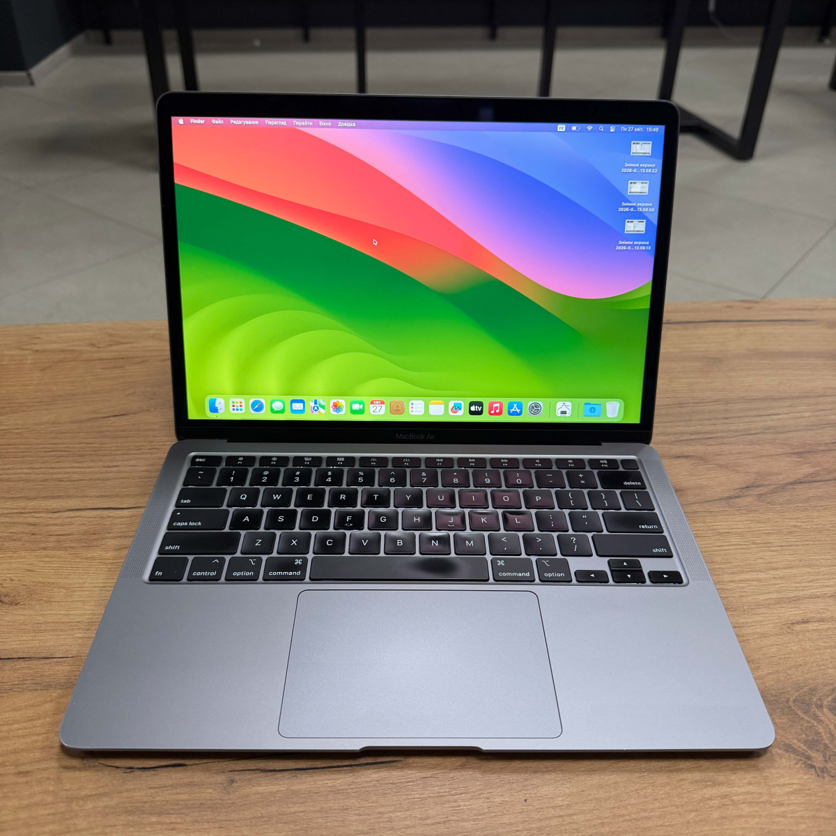 Ноутбук Apple A2179 MacBook Air (2020)/ 13.3" (2560x1600) Retina, IPS/ Intel Core i5 (4 ядра, 1.10 - 3.5 ГГц)/ Intel Iris Plus/ 8 GB/ 512 GB SSD (Б\В)