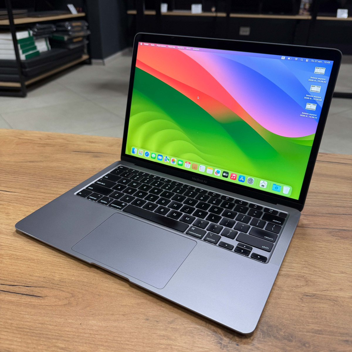 Ноутбук Apple A2179 MacBook Air (2020)/ 13.3" (2560x1600) Retina, IPS/ Intel Core i5 (4 ядра, 1.10 - 3.5 ГГц)/ Intel Iris Plus/ 8 GB/ 512 GB SSD (Б\В)