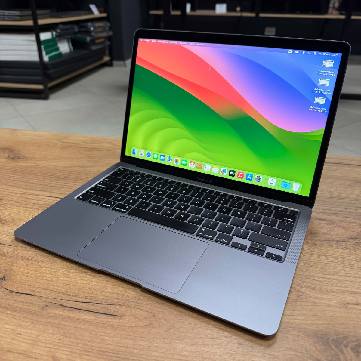 Ноутбук Apple MacBook Air 13 A2179, Space Gray (2020)/ 13.3" (2560x1600) Retina, IPS/ Intel Core i3 (1.1 - 3.2 ГГц)/ Intel Iris Plus/ 8 GB/ 128 GB SSD (Б\В) Ноутбук Apple MacBook Air 13 A2179, Space Gray (2020)/ 13.3" (2560x1600) Retina, IPS/ Intel Core i3 (1.1 - 3.2 ГГц)/ Intel Iris Plus/ 8 GB/ 128 GB SSD (Б\В)