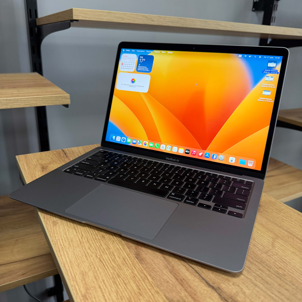 Ультрабук Apple A2337 MacBook Air (2020)/ 13.3" (2560×1600) Retina IPS/ Apple M1/ 16 GB/ 256 GB SSD (Б\В)