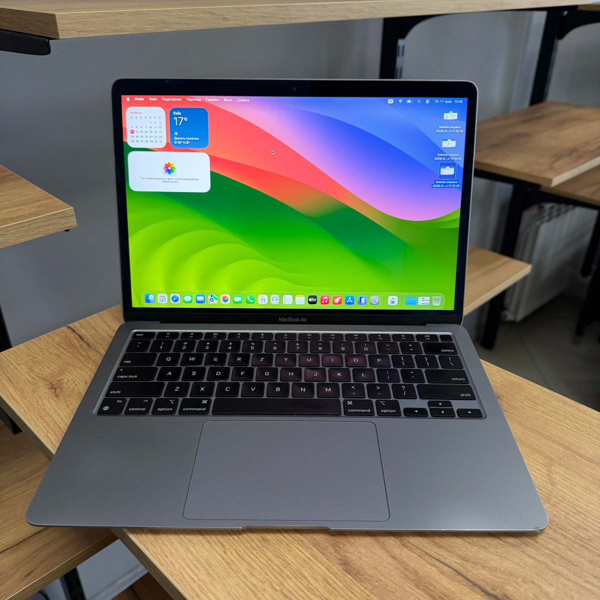 Ноутбук Apple A2337 MacBook Air (2020)/ 13.3" (2560×1600) Retina IPS/ Apple M1/ 16 GB/ 256 GB SSD (Б\В) Ноутбук Apple A2337 MacBook Air (2020)/ 13.3" (2560×1600) Retina IPS/ Apple M1/ 16 GB/ 256 GB SSD (Б\В)