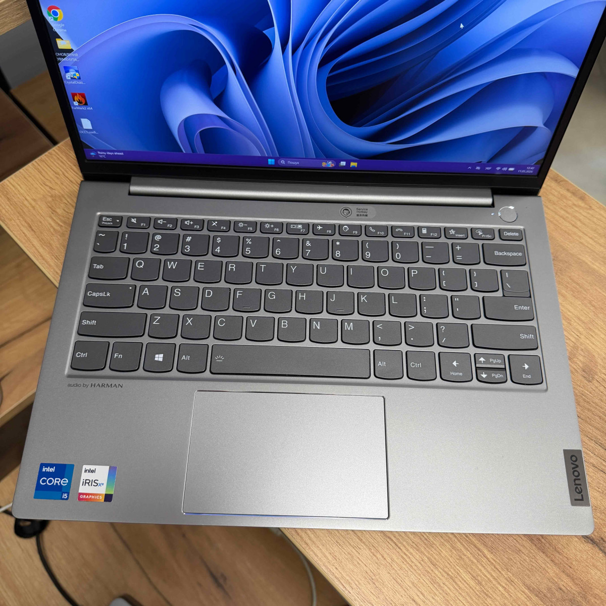 Ультрабук Lenovo ThinkBook 13s G2 ITL/ 13.3" 16:10 2K+ (2560x1600), IPS/ Intel Core i5 1135G7 (4 ядра/ 8 потоків)/ Intel Iris Xe/ 8 GB/ 256 GB NVME (Б/В)