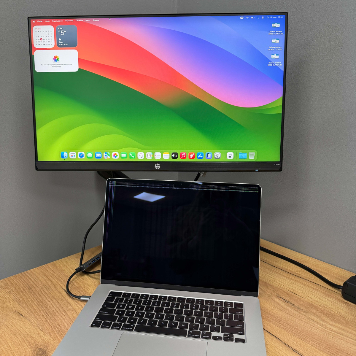 УЦІНКА! Ноутбук Apple MacBook Air 15" M3 ( A3114, 2024)/ 15.3" (2880×1864) Liquid Retina/ Apple M3 (8-ядерний)/ 16 GB/ 512 GB SSD (Б\В)