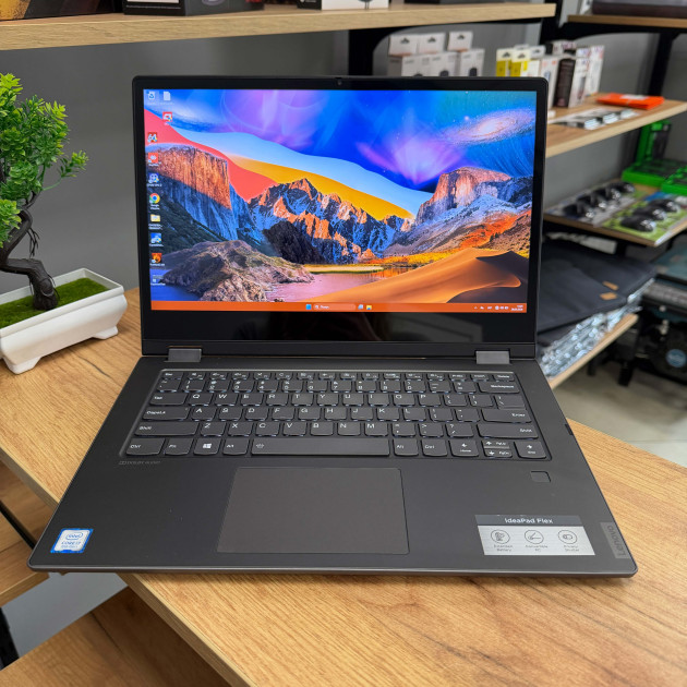Сенсорний ультрабук - трансформер 2в1 Lenovo IdeaPad Flex-14IWL/ 14" FullHD, IPS/ Intel Core i7 8565U (4 ядра/ 8 потоків)/ Intel UHD 620/ 8 GB/ 256 GB NVME (Б/В)