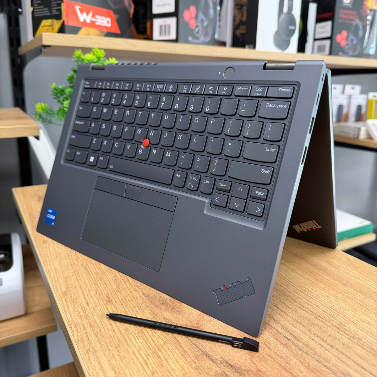 Cенсорний ультрабук - трансформер 2в1 Lenovo ThinkPad L13 Yoga Gen 4/ 13.3" FullHD, IPS 16:10/ Intel Core i3 1315U (6 ядер/ 8 потоків)/ Intel UHD/ 8 GB/ 256 GB NVME (Б/В) 