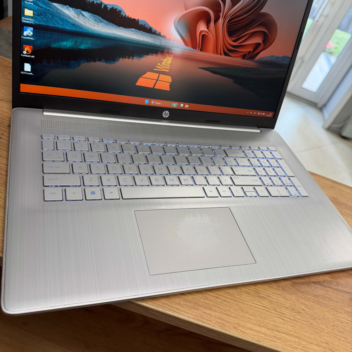 Ноутбук HP 17-cn1053ci/ 17.3" FullHD, IPS/ Intel Core i5 1155G7 (4 ядра, до 4.5 ГГц)/ Intel Iris Xe/ 8 GB/ 256 GB SSD NVME (Б/В)