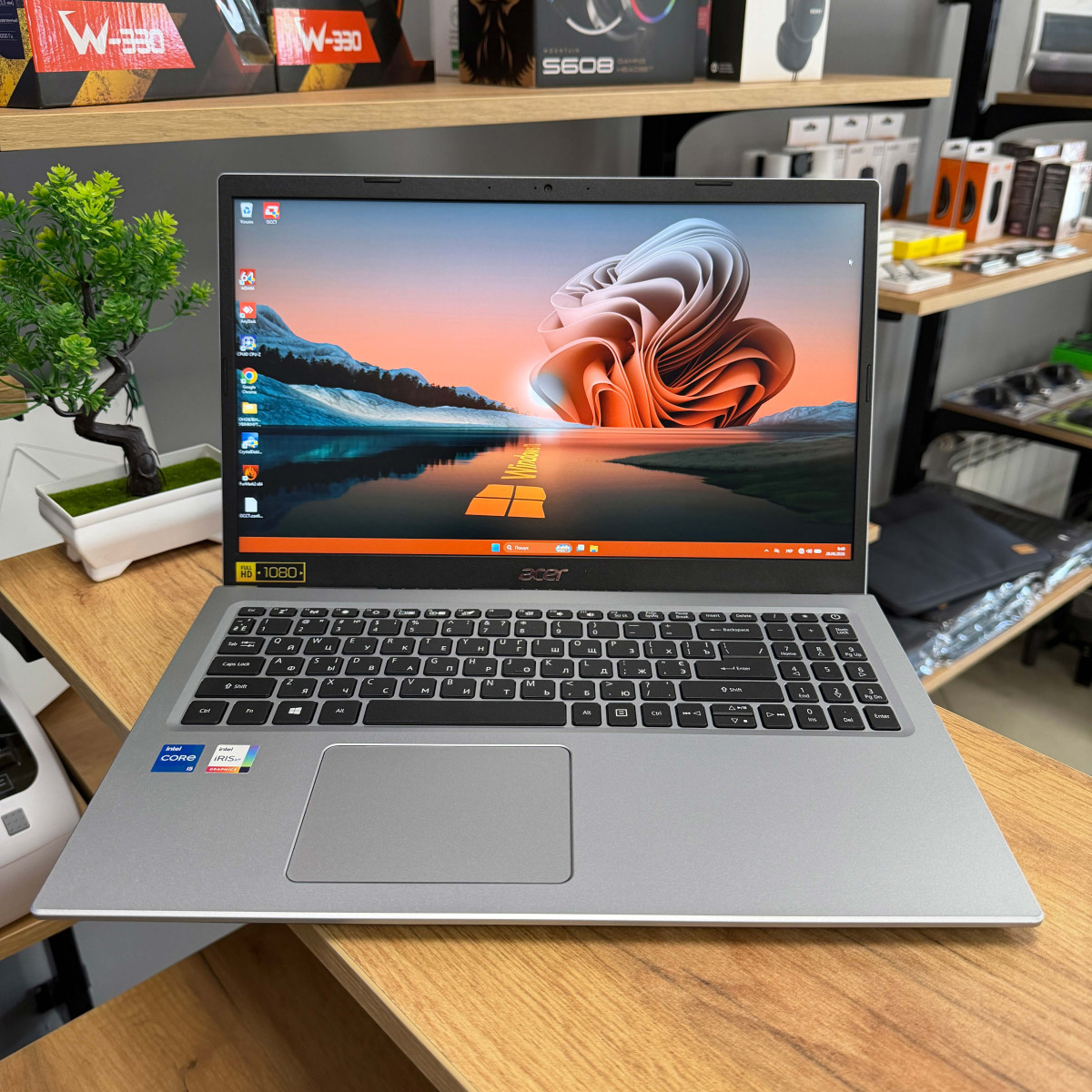 Ультрабук Acer Aspire 3 A315-58/ 15.6" FullHD, IPS/ Intel Core i5 1135G7 (4 ядра/ 8 потоків)/ Intel Iris Xe/ 12 GB/ 256 GB SSD NVME (Б/В)