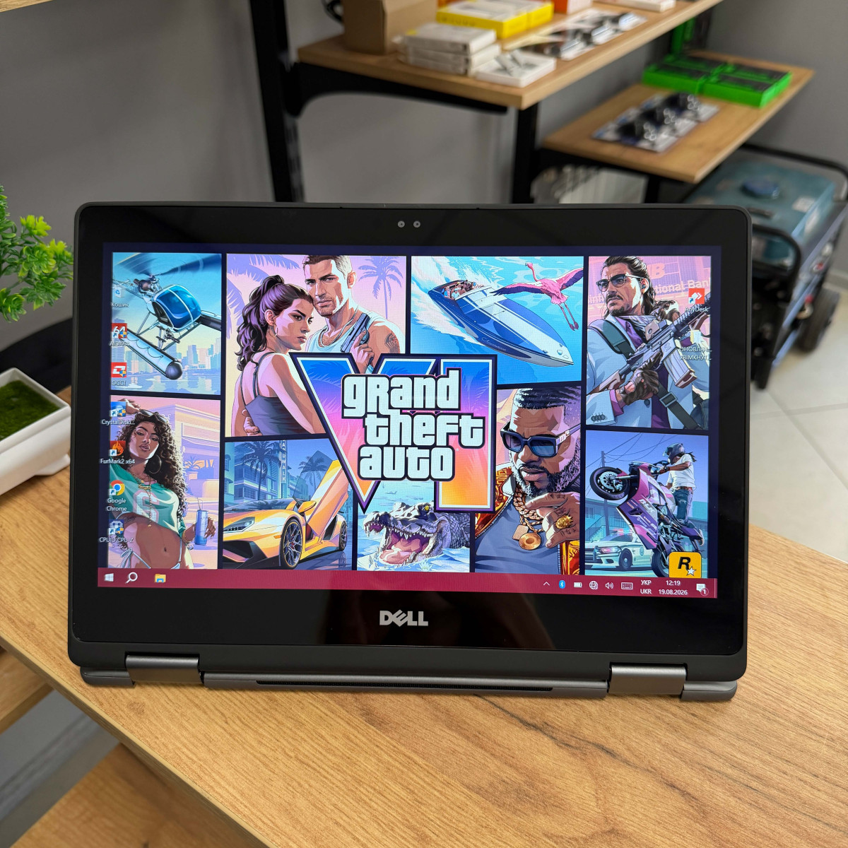 Cенсорний ноутбук-трансформер Dell Inspiron 13 7375 2в1/ 13.3" FullHD, IPS/ AMD Ryzen 5 2500U (4 ядра/ 8 потоків)/ AMD Radeon Vega 8/ 16 GB/ 256 GB SSD M2 (Б/В)