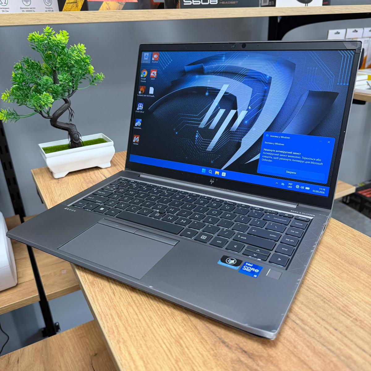 УЦІНКА! Ноутбук HP ZBook Firefly 14 G8/ 14" FullHD, IPS/ Intel Core i5 1145G7 (4 ядра/ 8 потоків)/ Intel Iris Xe/ 8 GB/ 256 GB SSD NVME (Б\В)