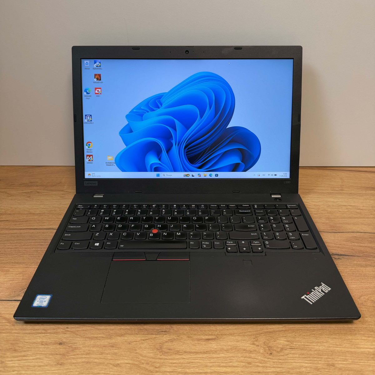 Ноутбук Lenovo ThinkPad L590/ 15.6" FullHD, IPS/ Intel Core i5 8365U (4 ядра/ 8 потоків)/ Intel UHD 620/ 8 GB/ 500 GB HDD (Б/В)