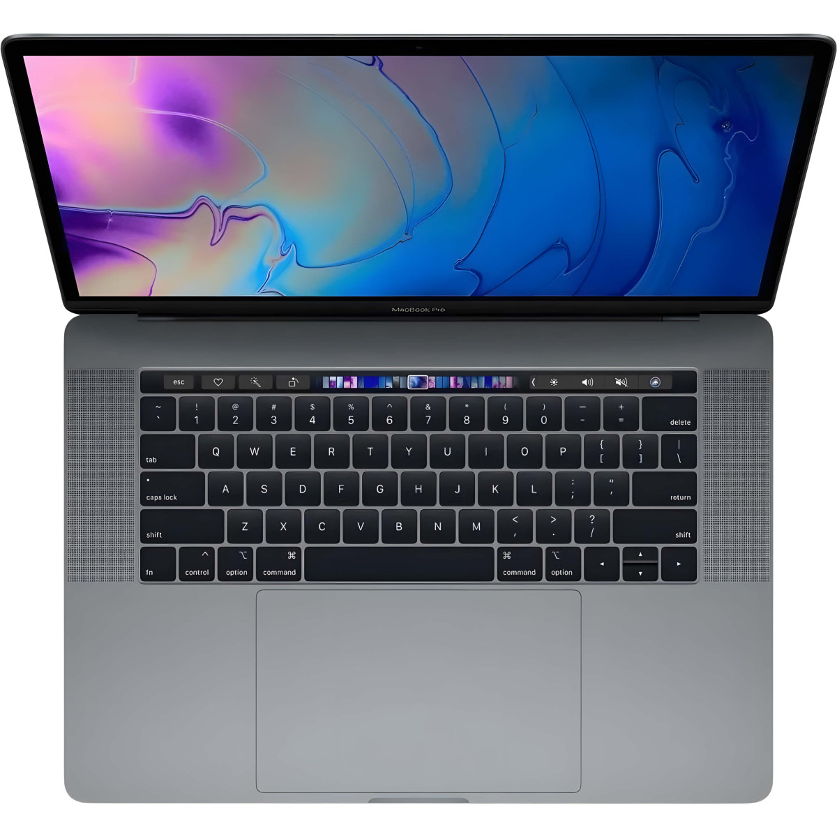 Ноутбук Apple  A1990 MacBook Pro, Touch Bar (2018)/ 15.4” (2880×1800) Retina, IPS/ Intel Core i7 8750H (6 ядер/ 12 потоків)/ AMD Radeon Pro 555X (на 4 GB)/ 16 GB/ 256 GB SSD (Б\В)