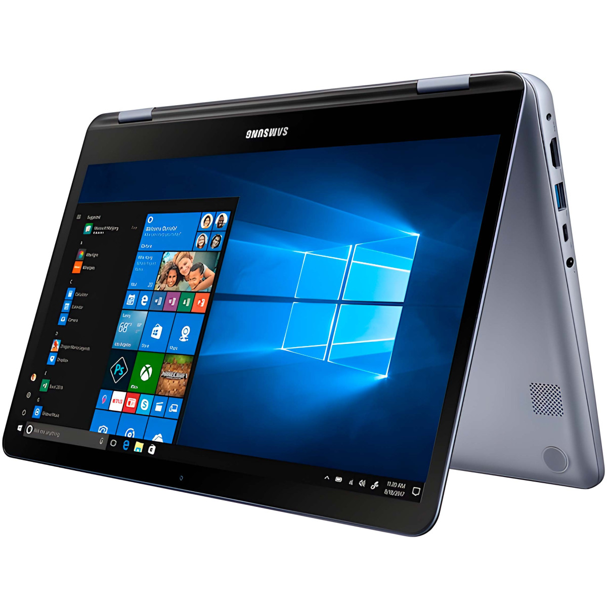 Cенсорний ультрабук 2в1 Samsung 7 Spin (NP730QAA) / 13.3" FullHD, IPS / Intel Core i5 8250U (4 ядра / 8 потоків) / Intel UHD 620/ 8 GB/ 256 GB SSD (Б/В)